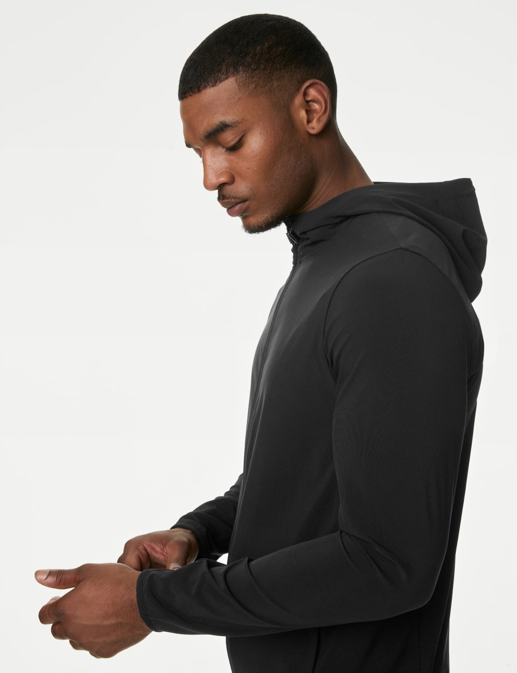 Zip hooded jacket on sale
