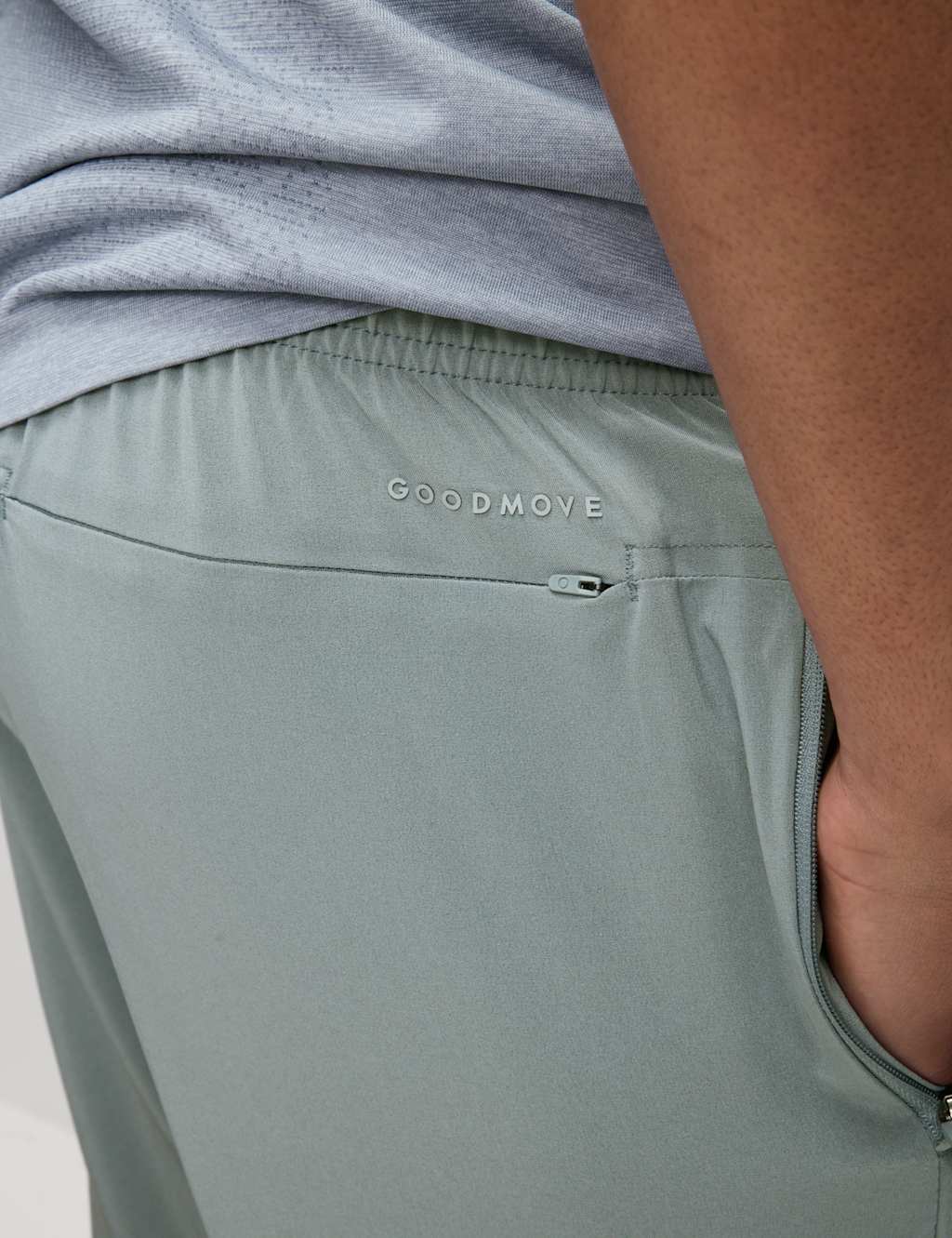 Stretch Drawstring Zip Pocket Joggers 6 of 7