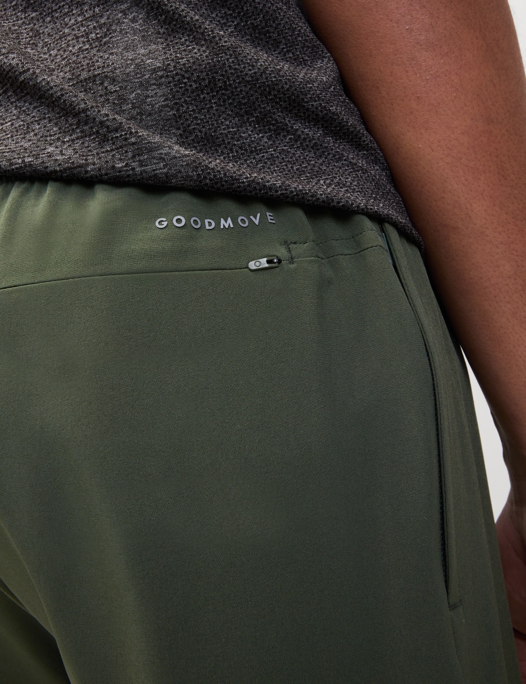 Stretch Drawstring Zip Pocket Joggers 4 of 5