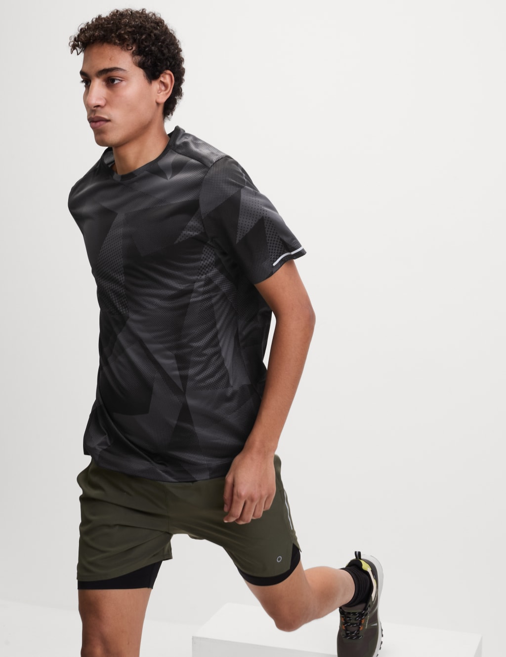 Abstract Print Training T-Shirt 3 of 6
