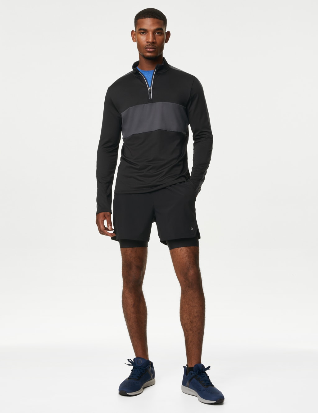Colour Block Half Zip Top 3 of 7