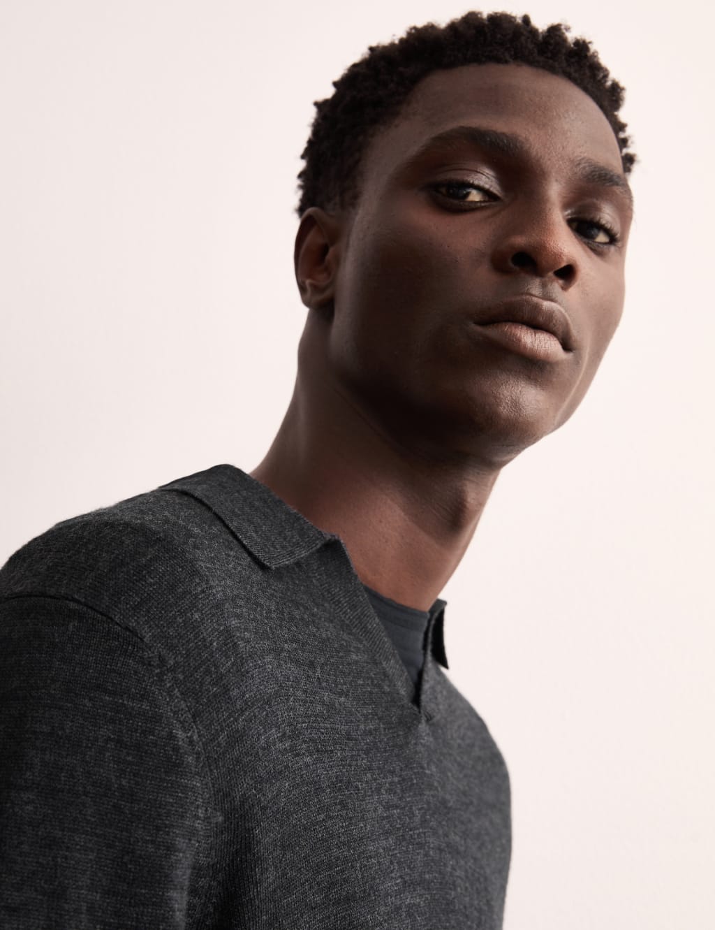 Merino Wool Rich Polo Shirt with Silk 4 of 7
