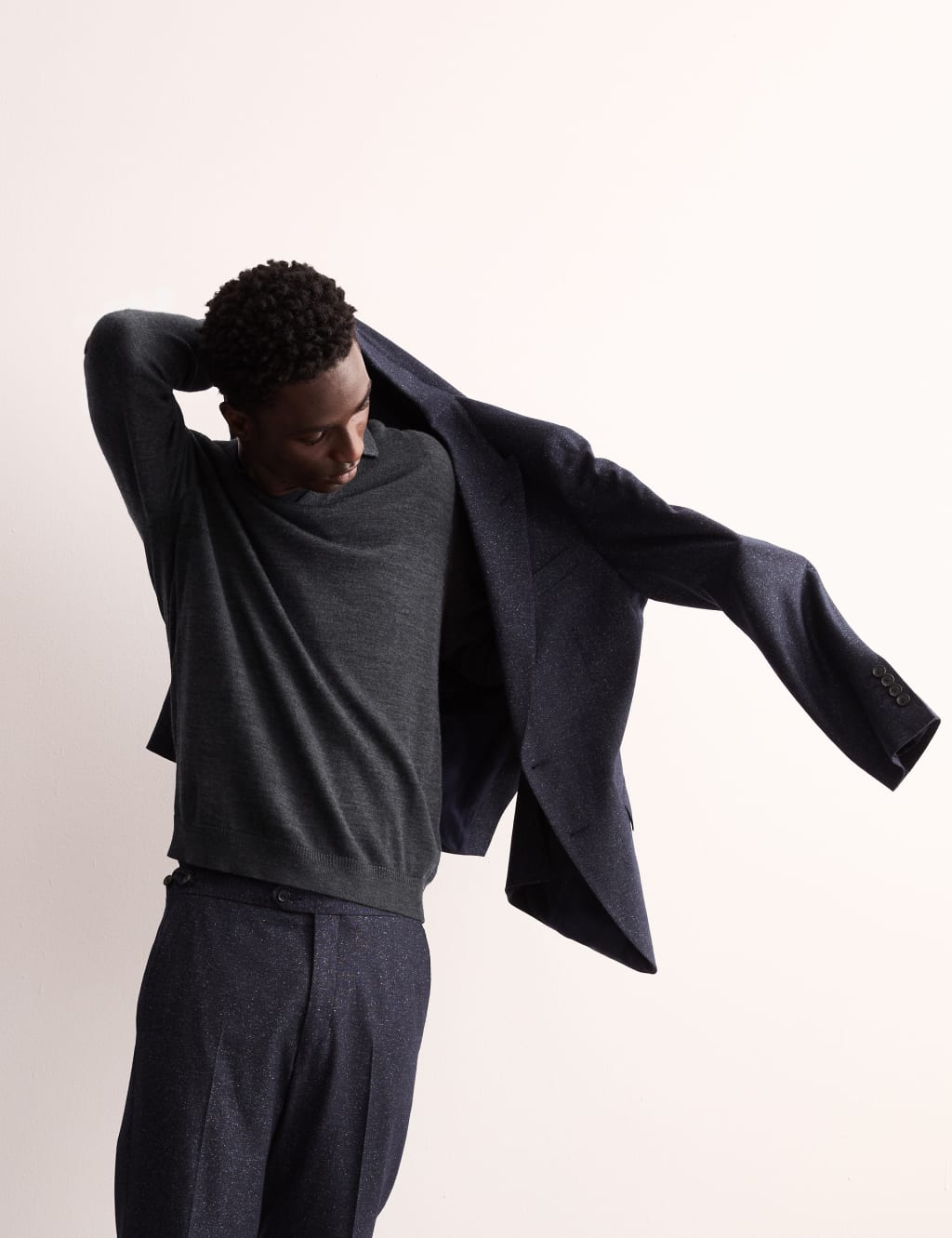Merino Wool Rich Polo Shirt with Silk 5 of 7
