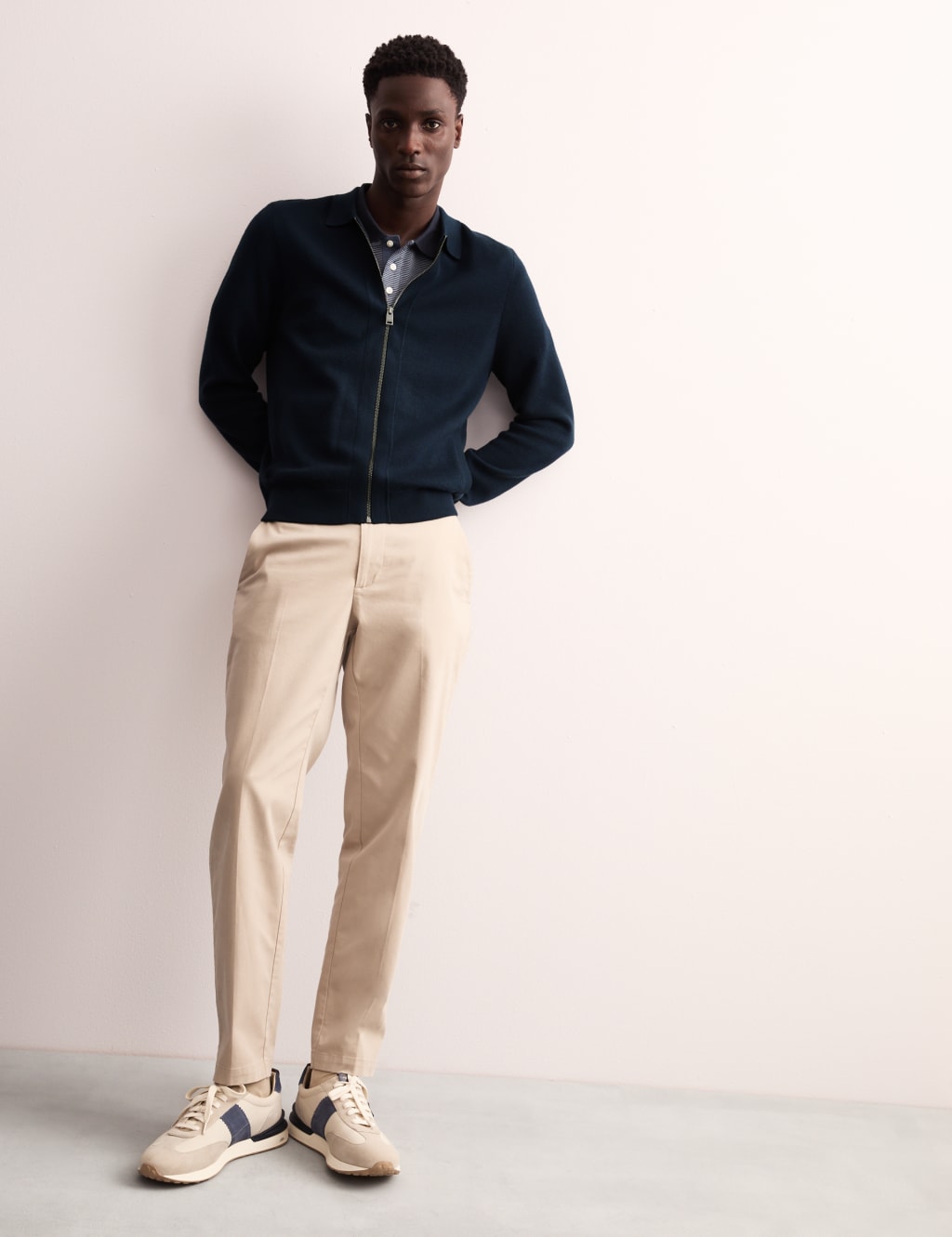 Pure Extra-Fine Merino Wool Knitted Jacket 4 of 8
