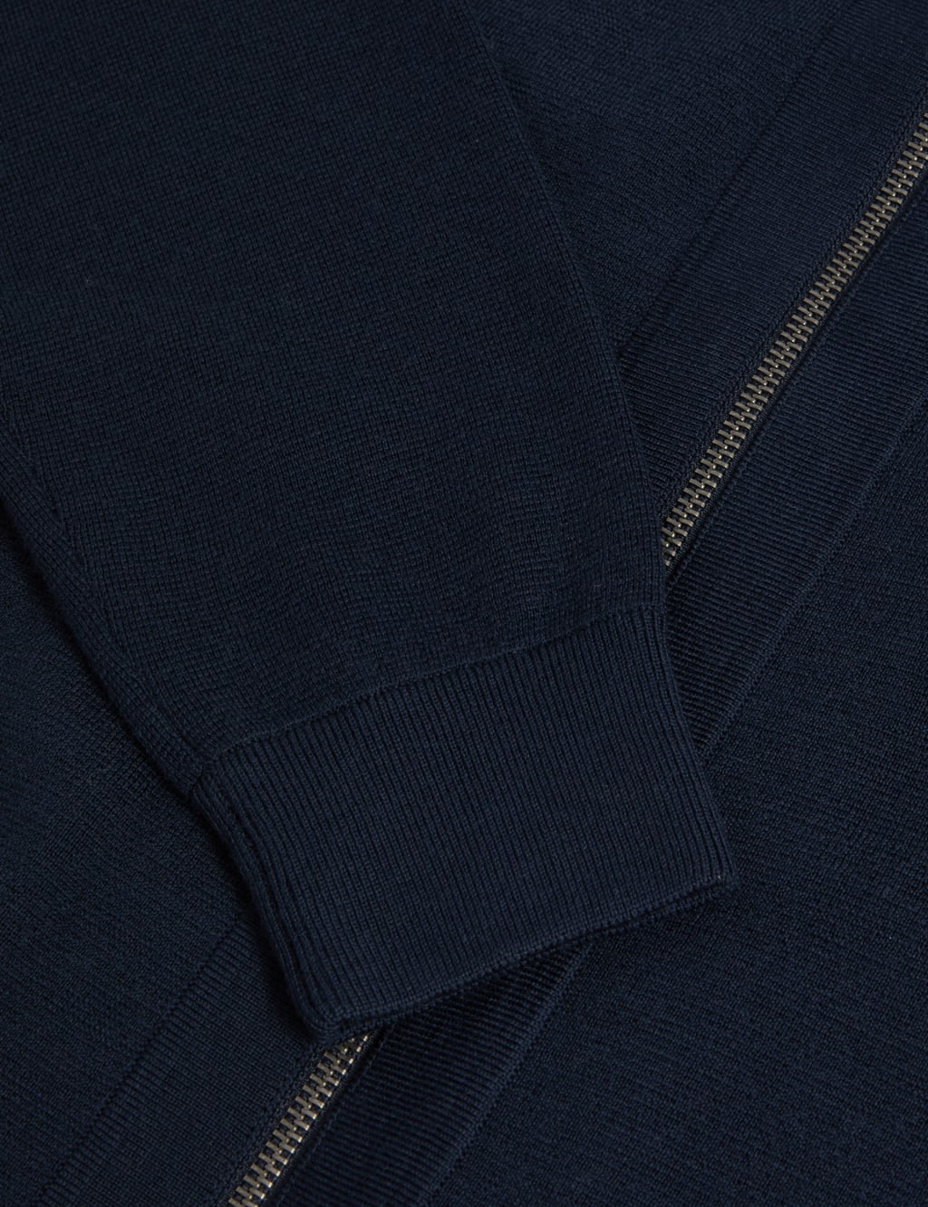 Pure Extra-Fine Merino Wool Knitted Jacket 8 of 8