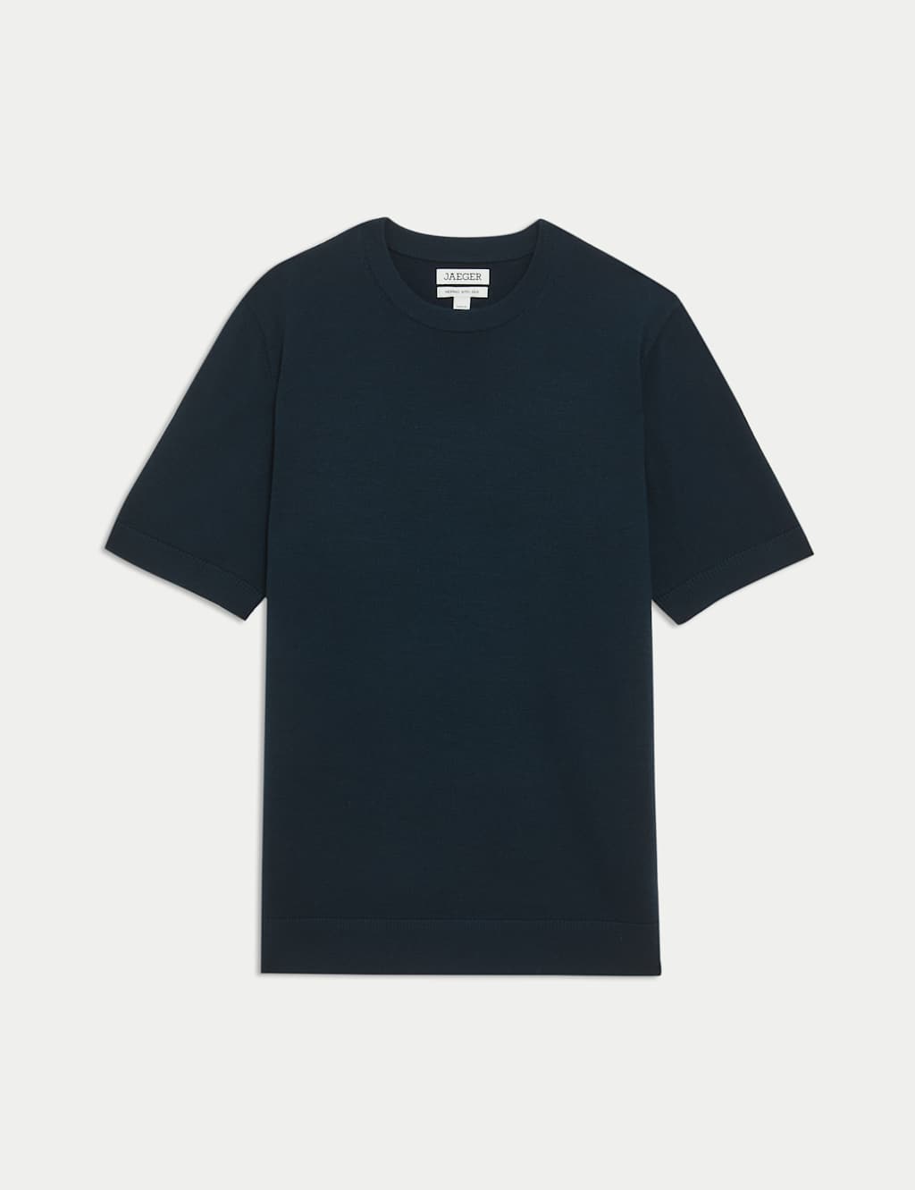 Merino Wool Rich Knitted T-Shirt with Silk 2 of 7