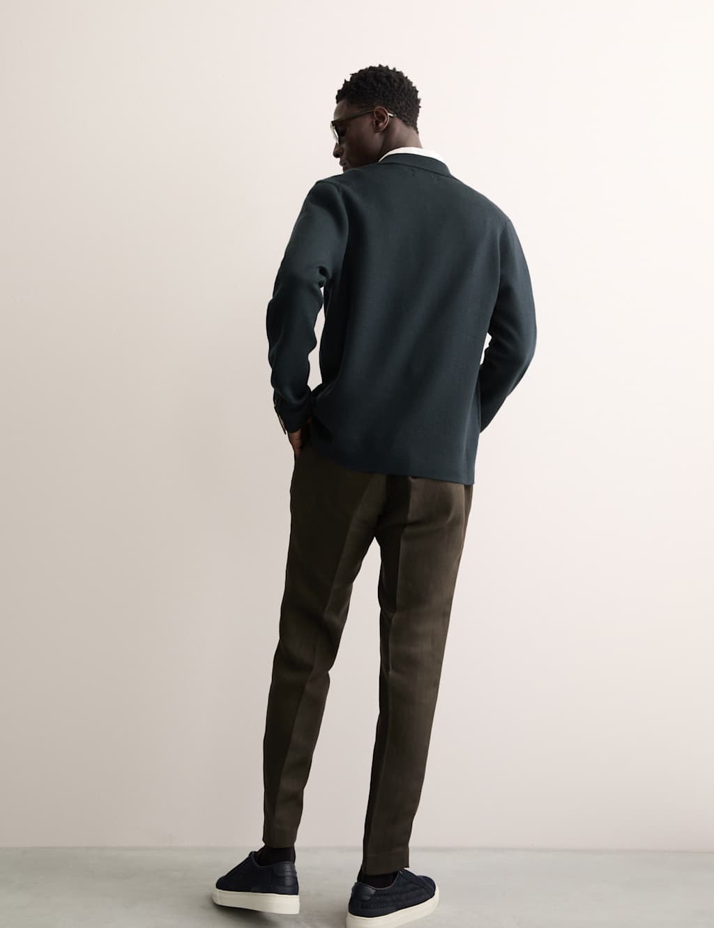 Pure Extra Fine Merino Wool Knitted Jacket 3 of 8