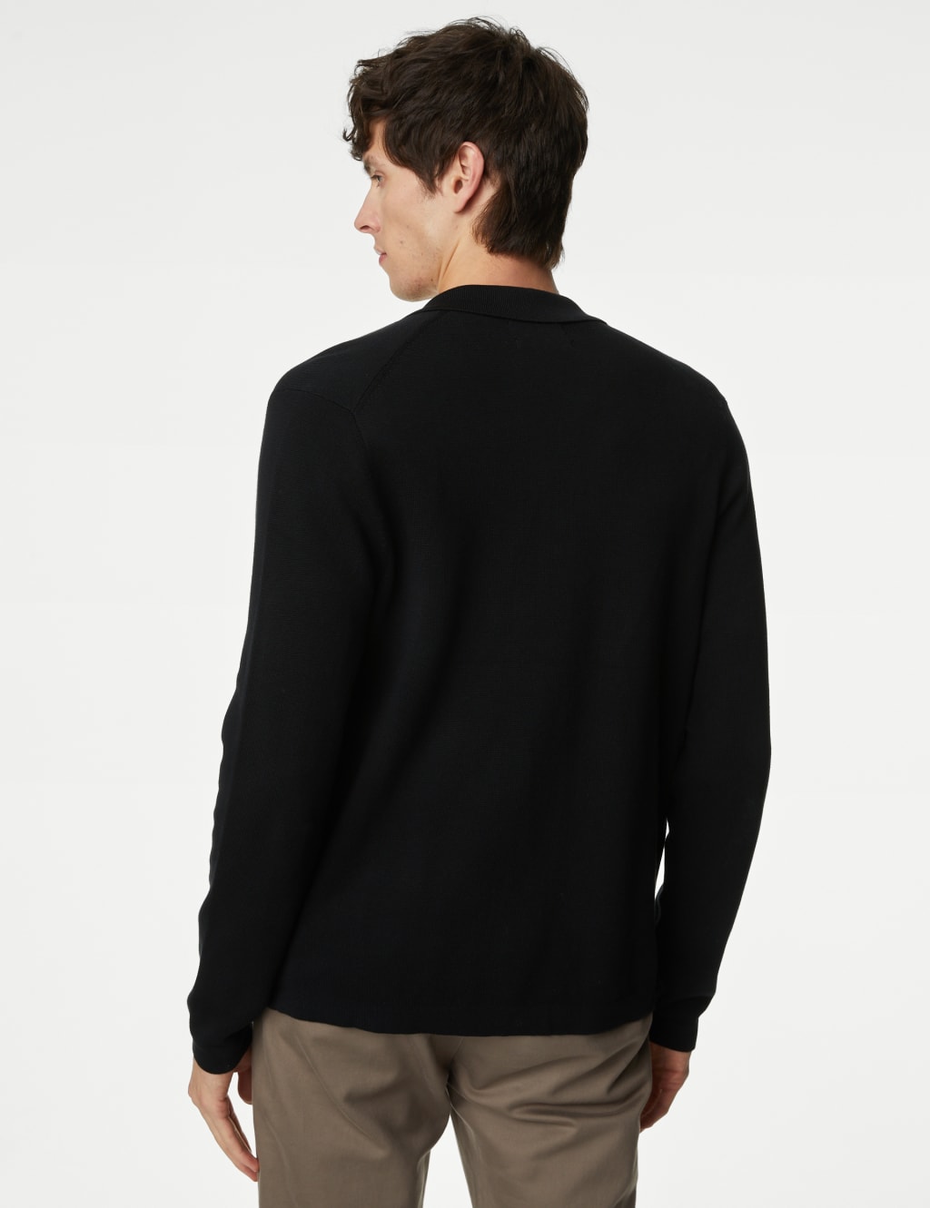 Cotton Rich Popper Knitted Jacket 5 of 5