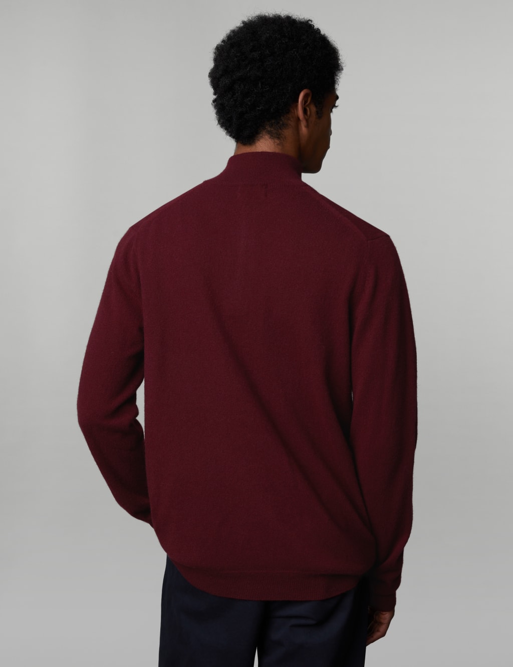 Pure Cashmere Half Zip Jumper 5 of 6