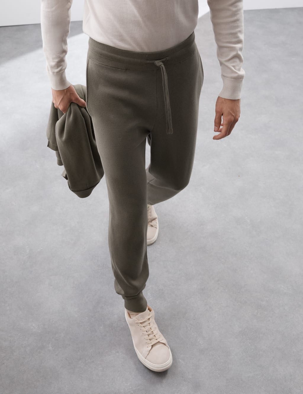 Cotton modal joggers outlet