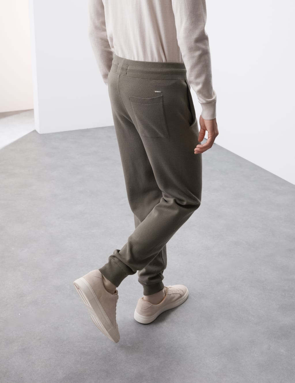 Cotton Modal Knitted Joggers Autograph M S