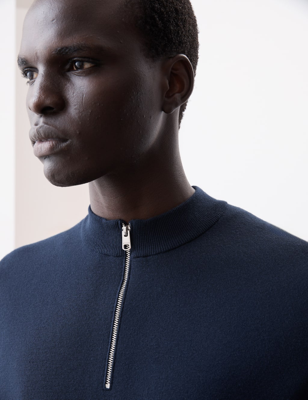 Half Zip Mock Neck Jumper 3 of 4