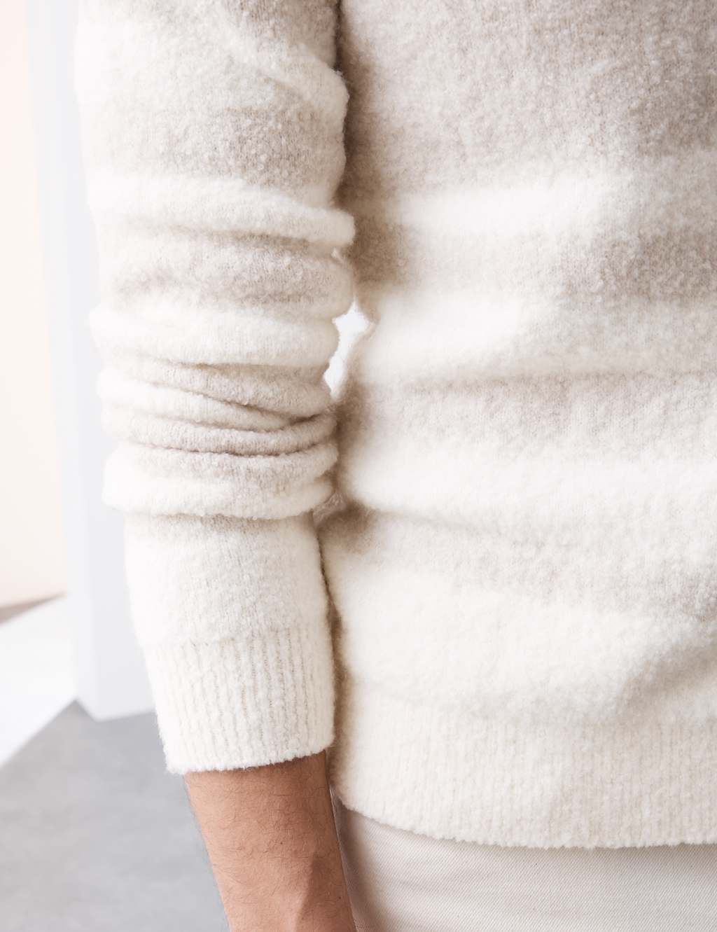 Merino Wool Rich Patterned Jumper 4 of 7