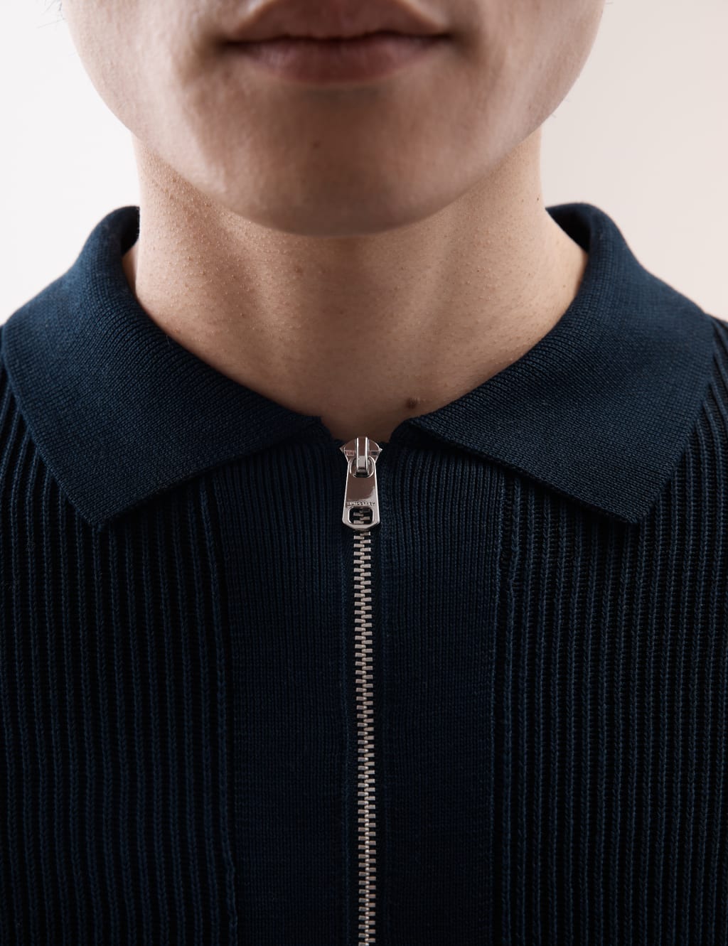 Mercerised Cotton Ribbed Knitted Jacket 4 of 5