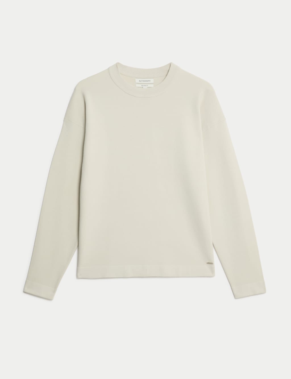 Relaxed  Milano Knit Crew Neck Jumper 2 of 6