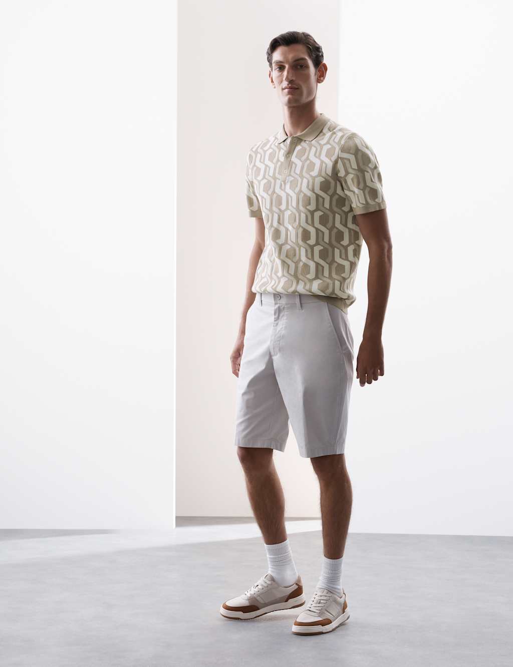 Pure Cotton Knitted Polo Shirt 5 of 7