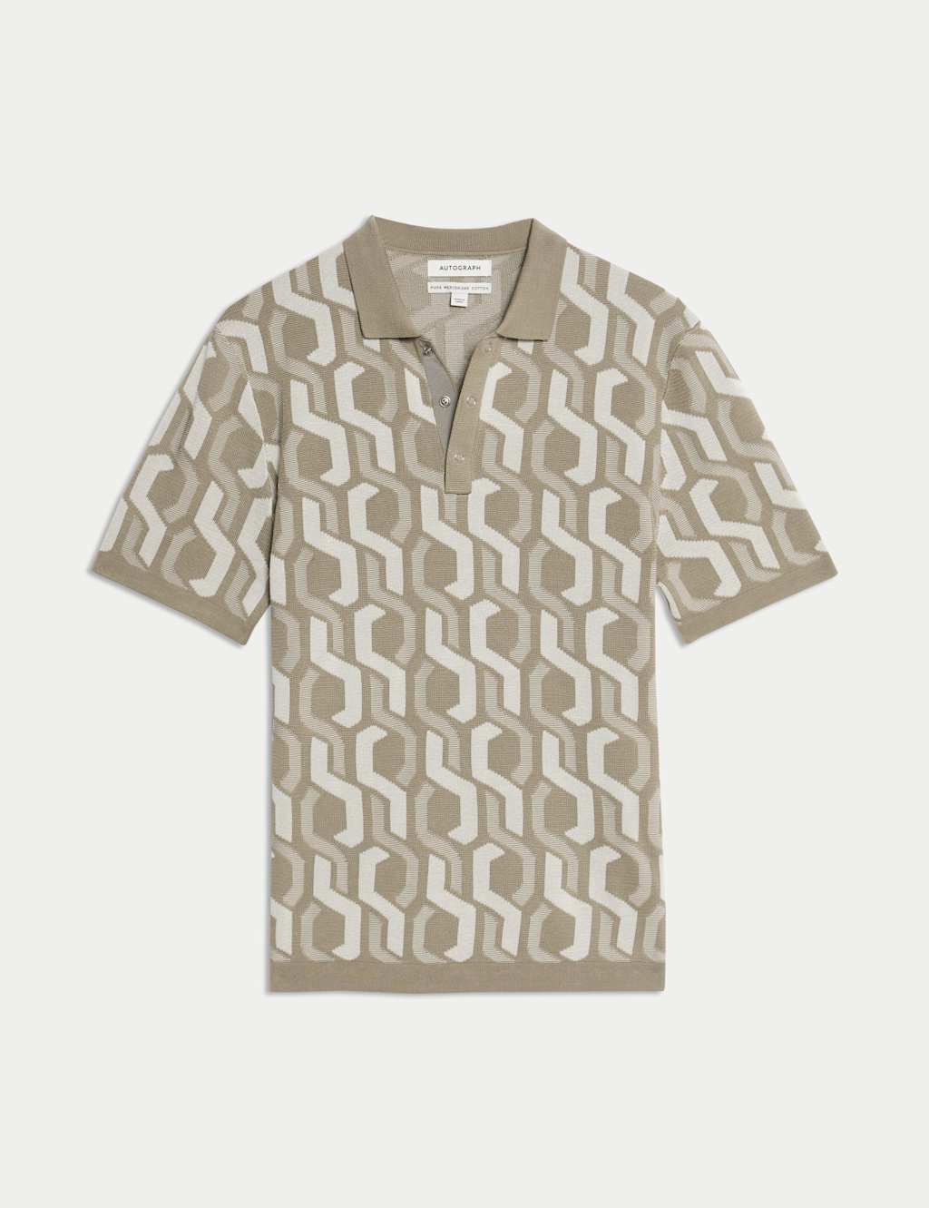Pure Cotton Knitted Polo Shirt 2 of 7