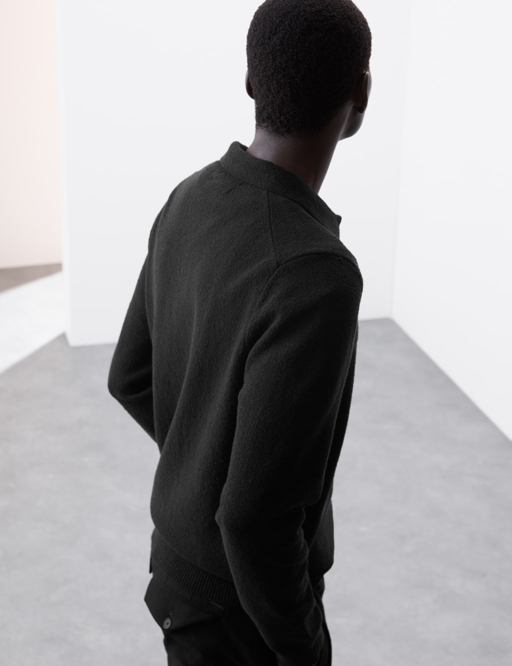 Cotton Rich Open Neck Knitted Polo Shirt 4 of 6