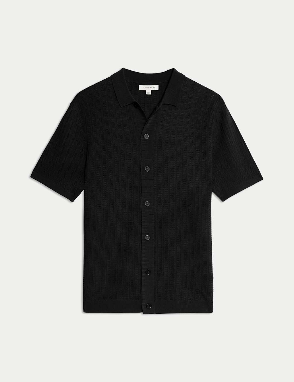 Textured Viscose Rich Knitted Polo Shirt 2 of 7