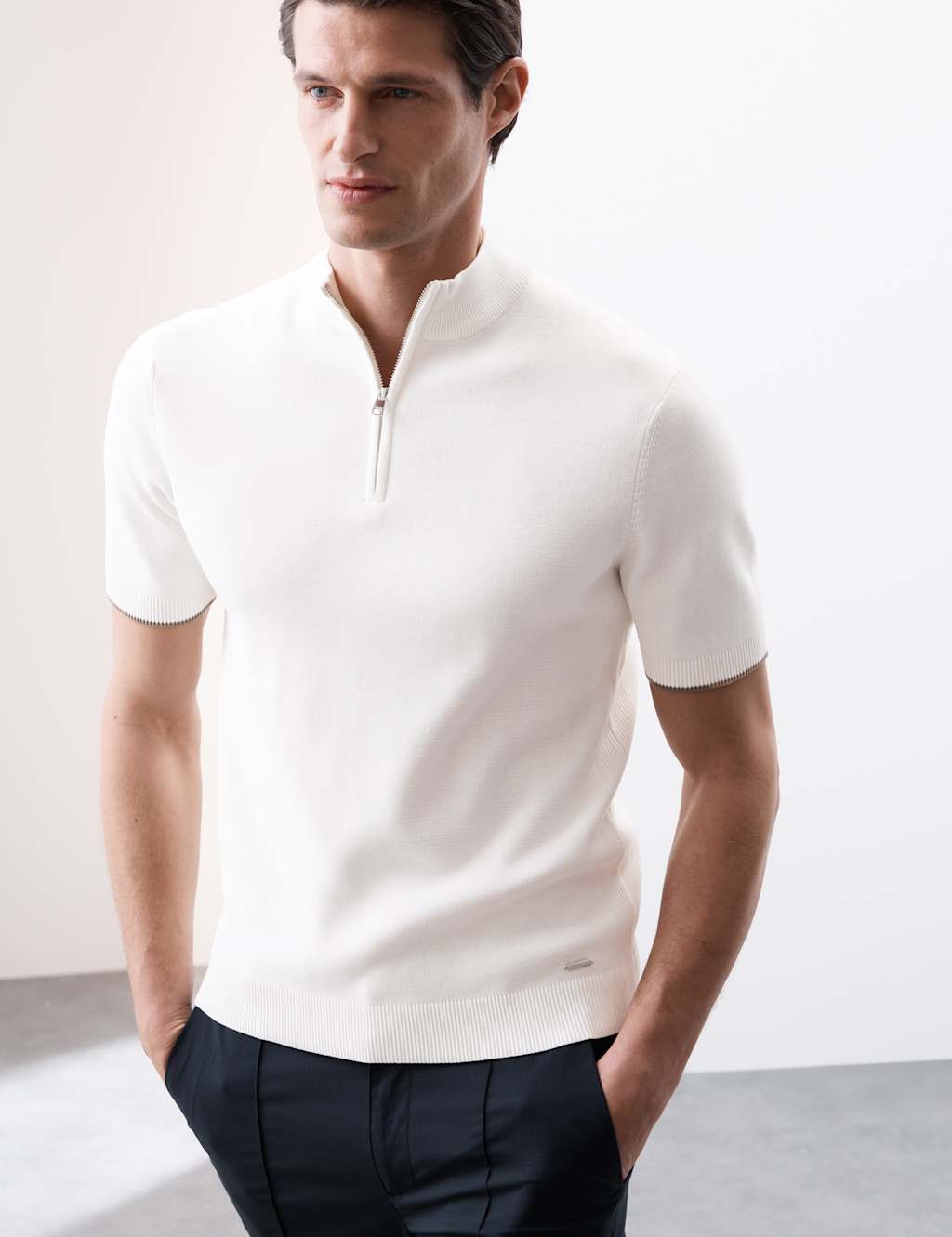 Mercerised Cotton Performance Knitted Polo 1 of 7