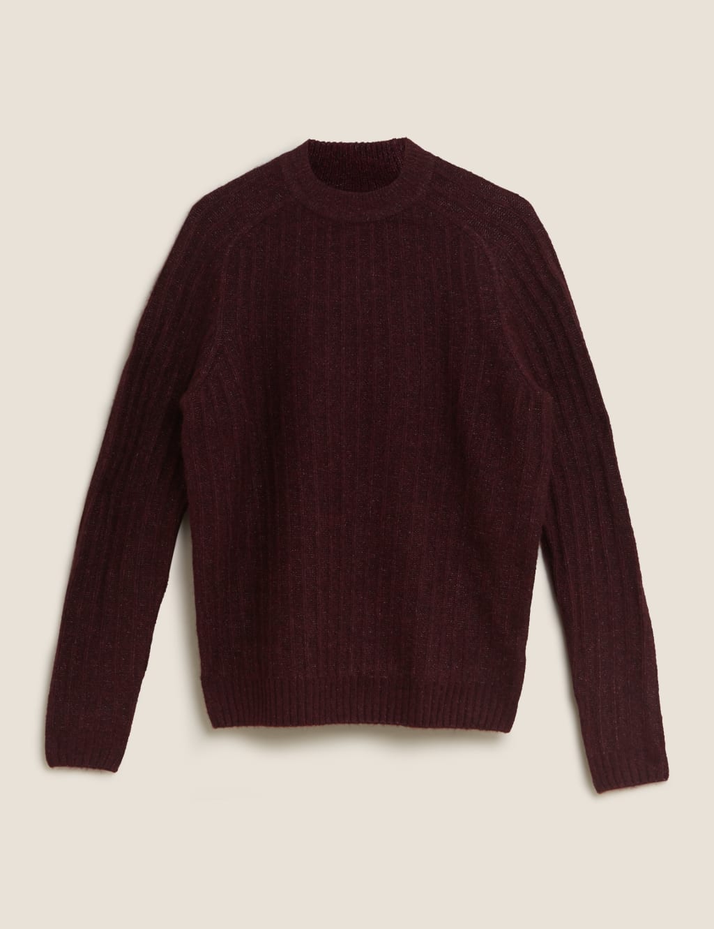 Chunky High Crew Neck Jumper with Wool 2 of 4