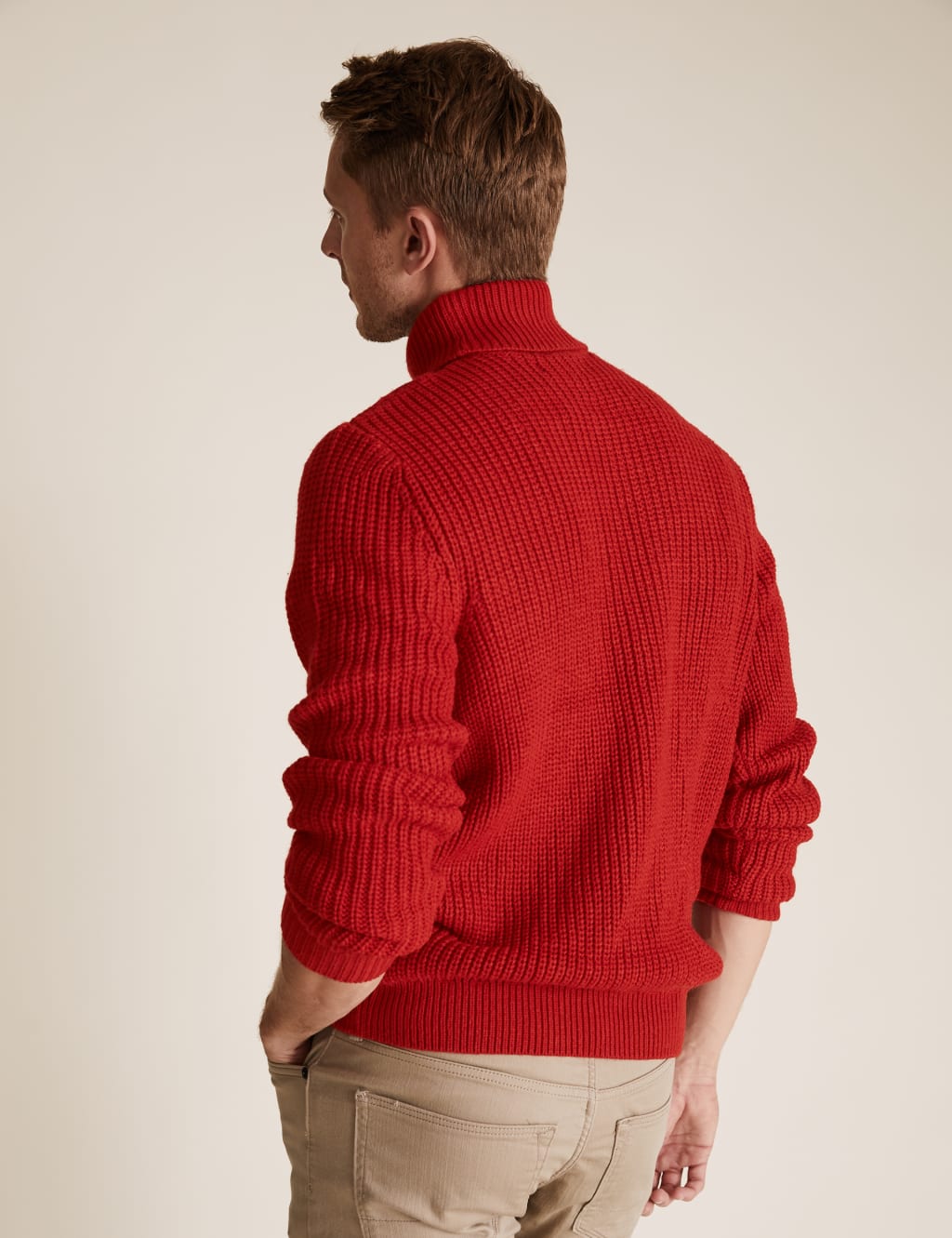 Cable Roll Neck Jumper 4 of 4