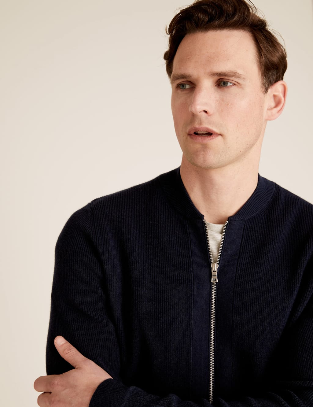 Ribbed Knitted Bomber 5 of 6