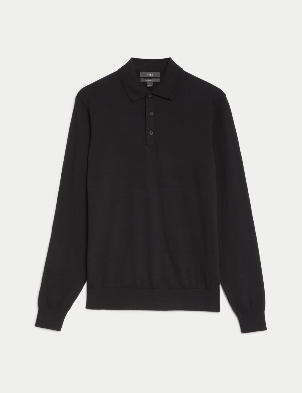M and s mens long sleeve polo shirts cheap