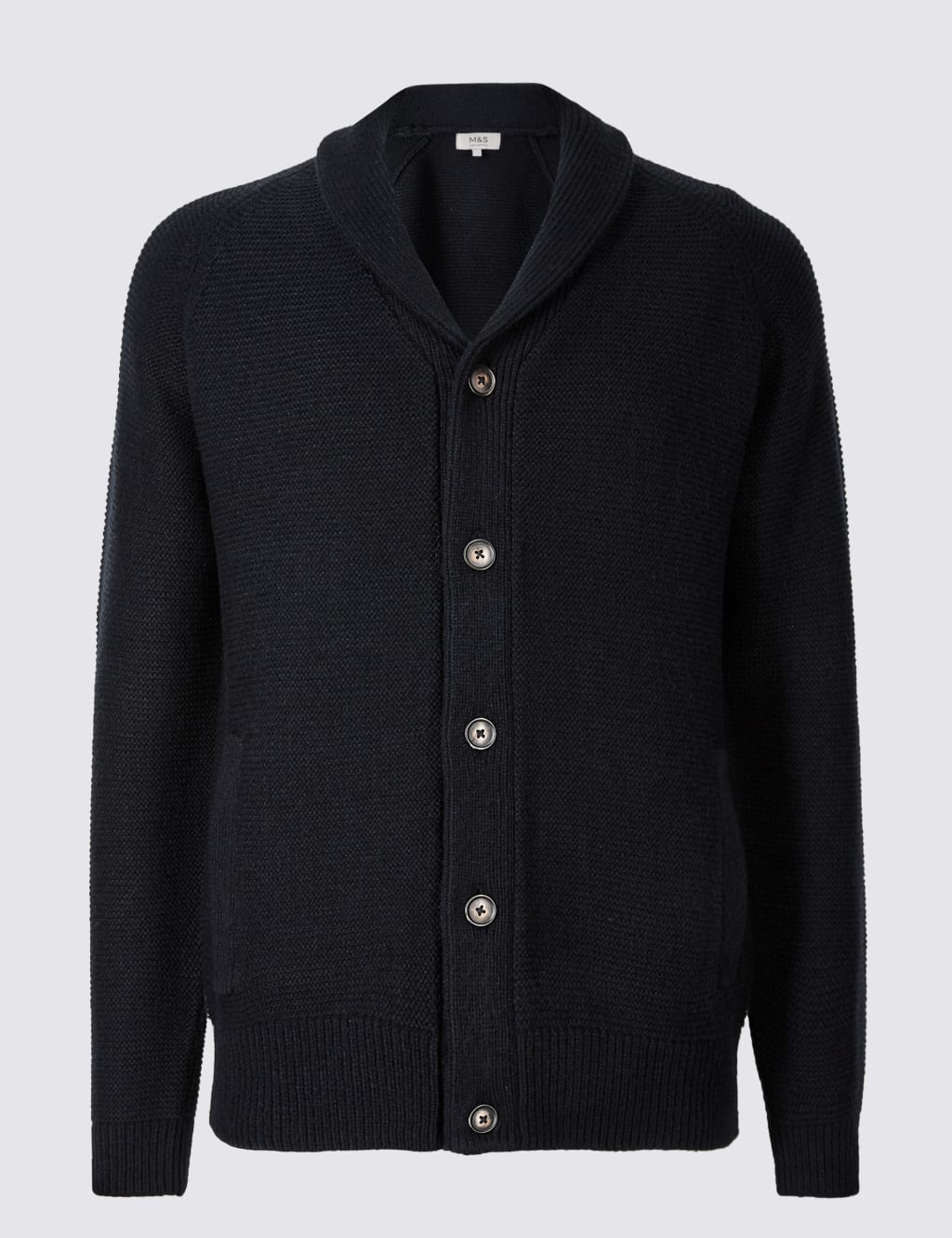 Textured Shawl Cardigan M S Collection M S