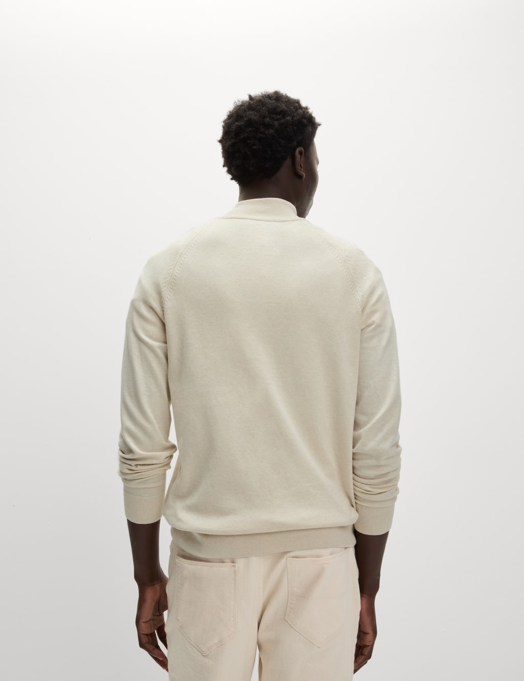 Cotton Rich Half Zip Jumper 5 of 6