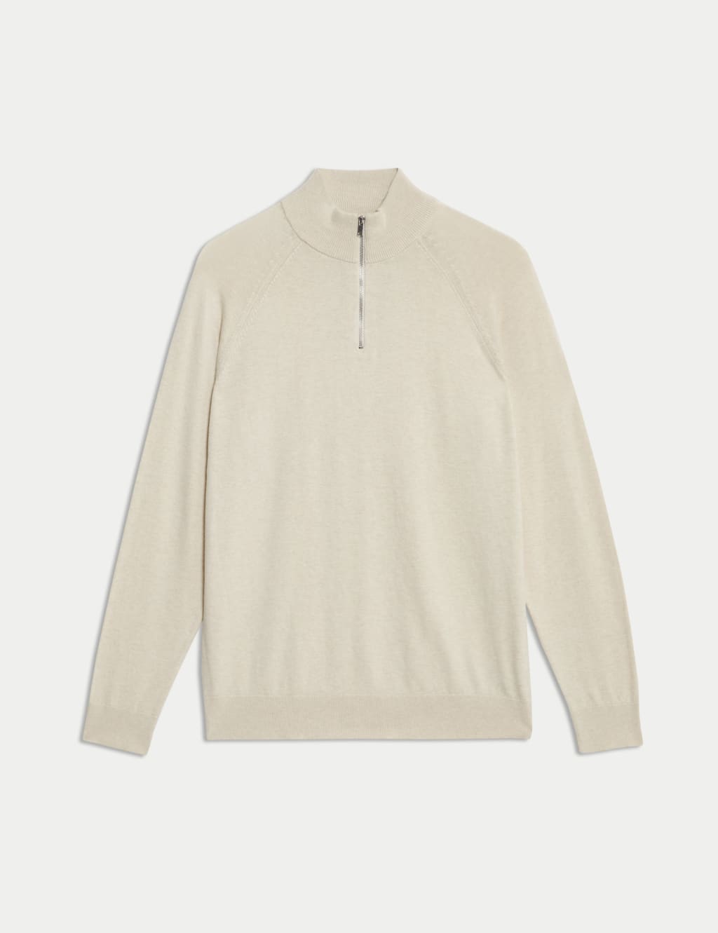 Cotton Rich Half Zip Jumper 2 of 6