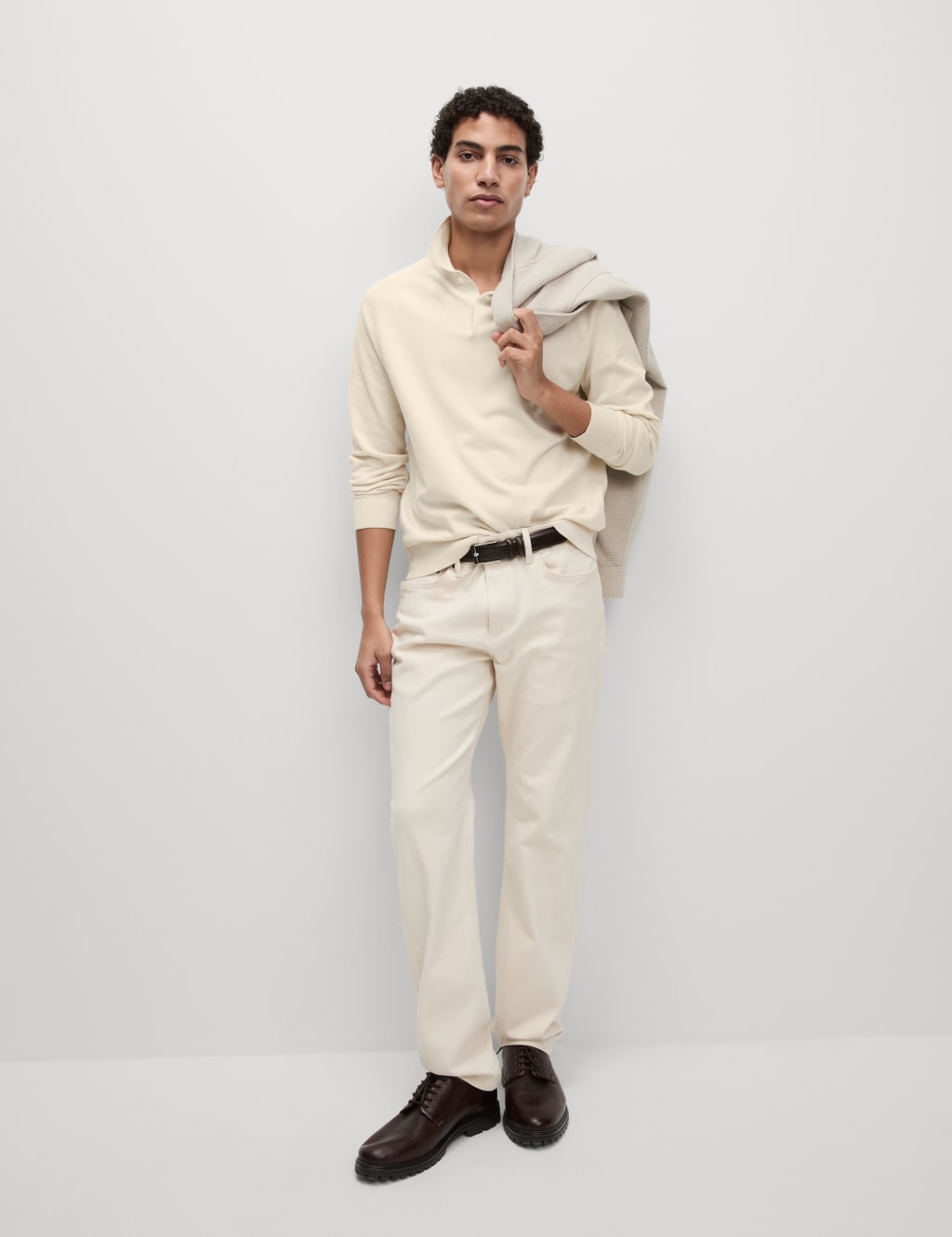 Cotton Rich Knitted Polo Shirt 4 of 6