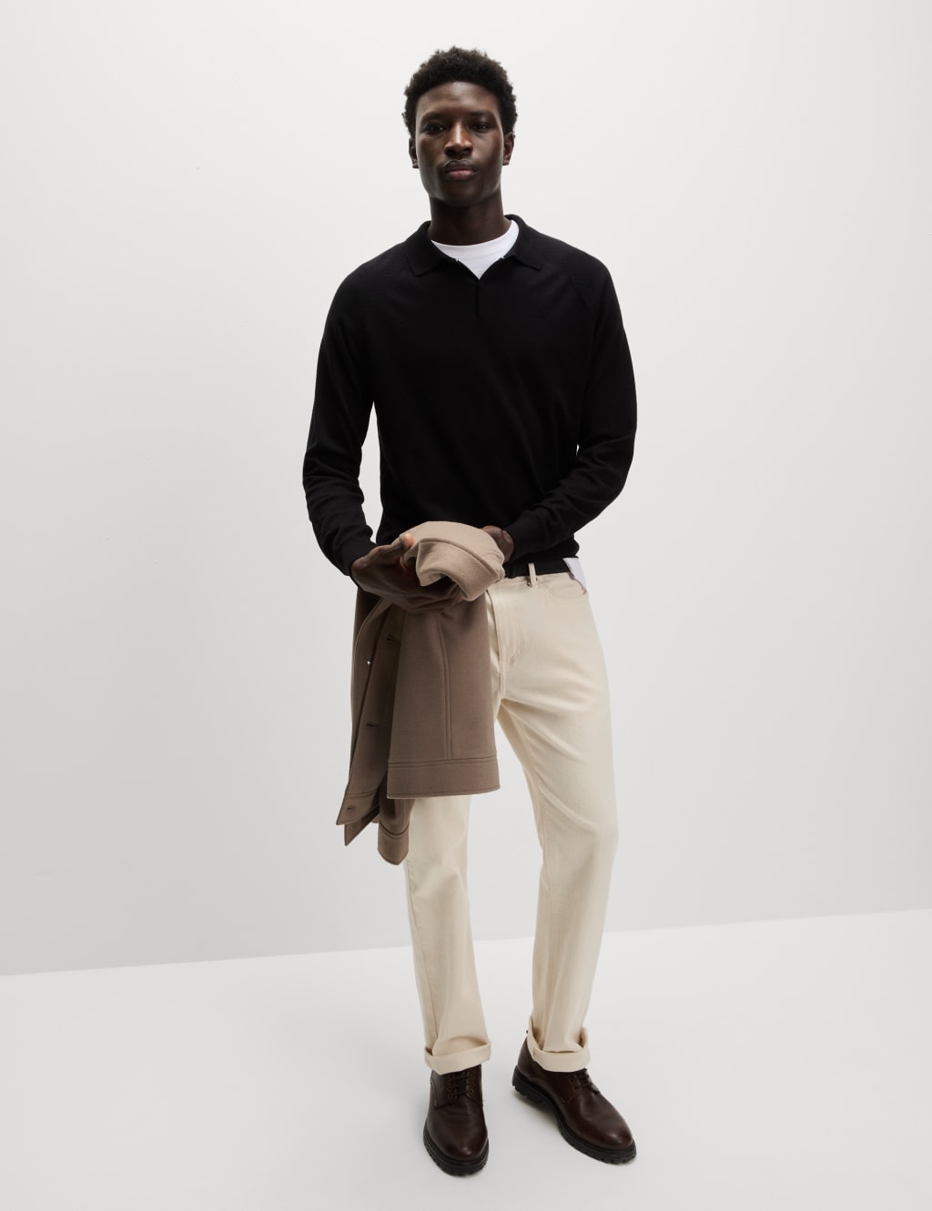 Cotton Rich Knitted Polo Shirt 4 of 5