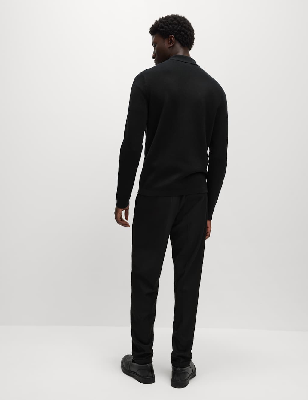 Cotton Rich Zip Up Knitted Jacket 7 of 8