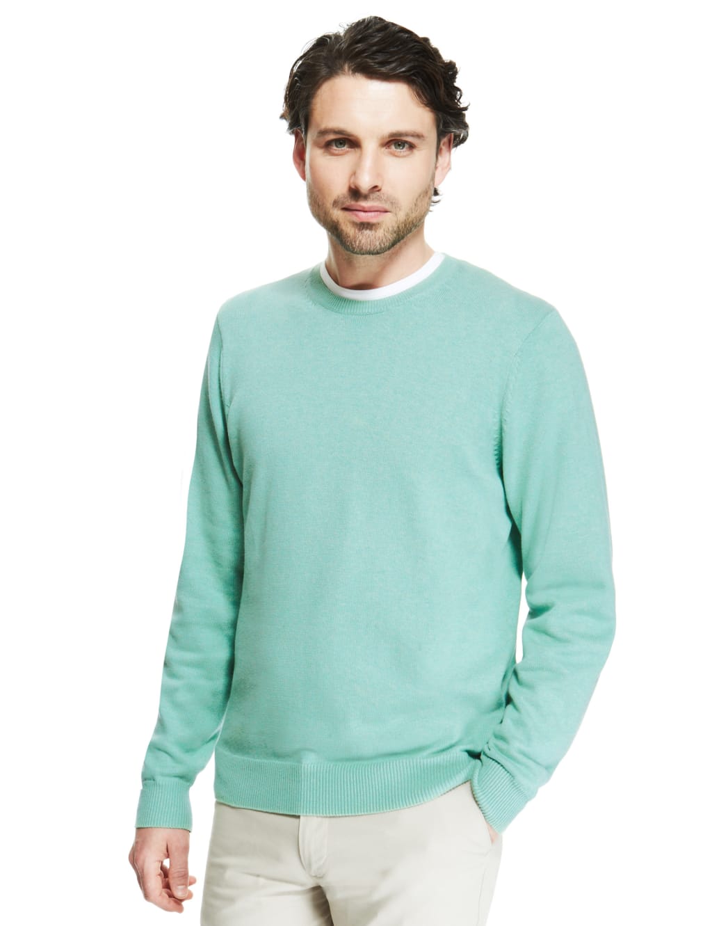 Marks and spencer cotton jumper online