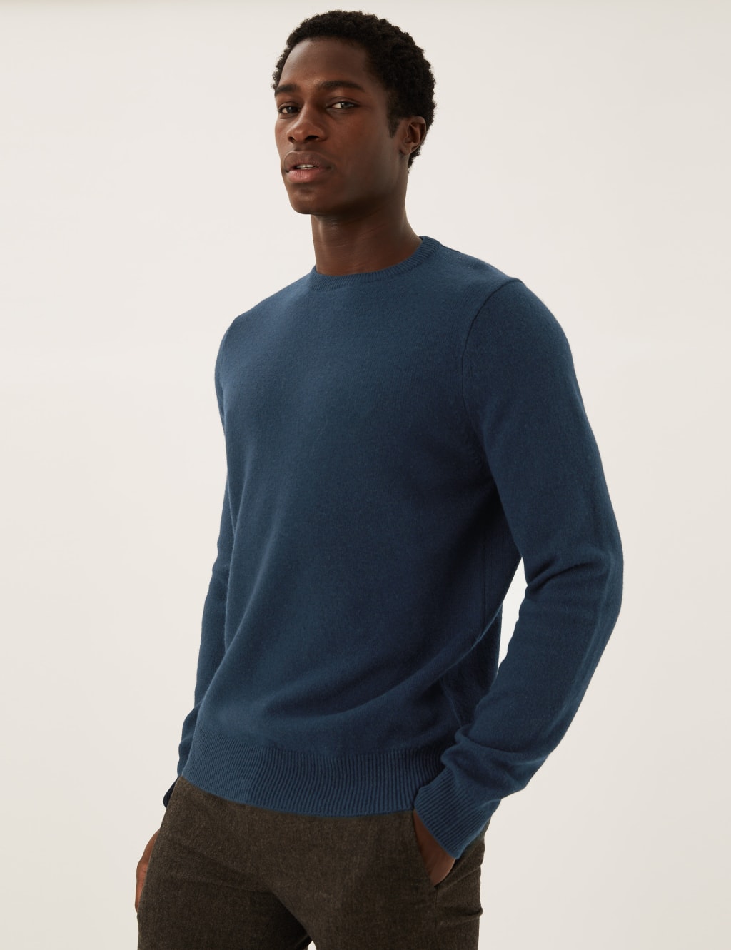 2pk Pure Lambswool Crew Neck Jumpers 4 of 6