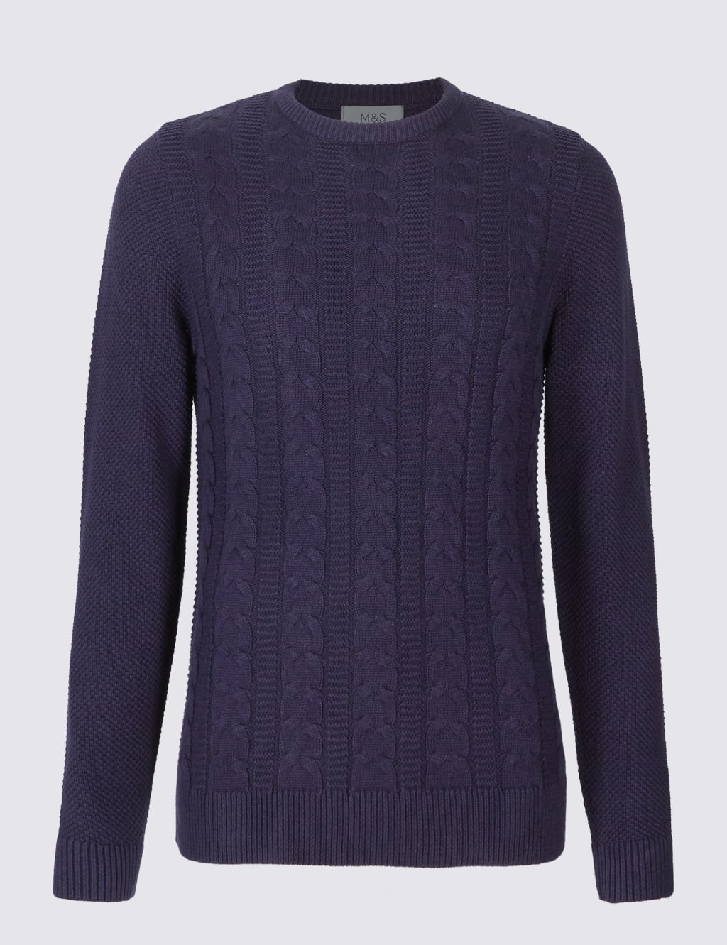 Pure Cotton Cable Knit Jumper M S Collection M S