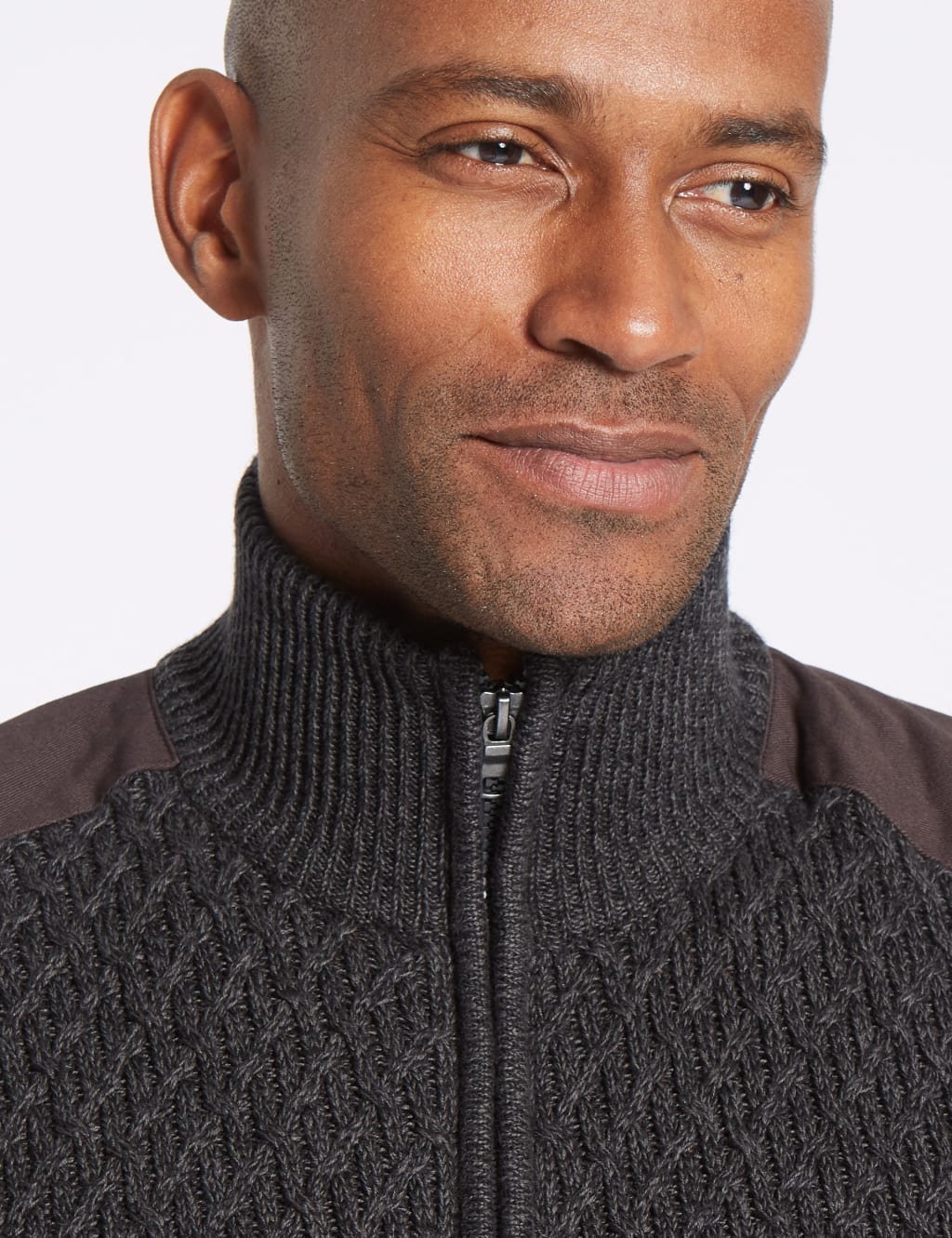 Textured Zipped Through Cardigan 5 of 6