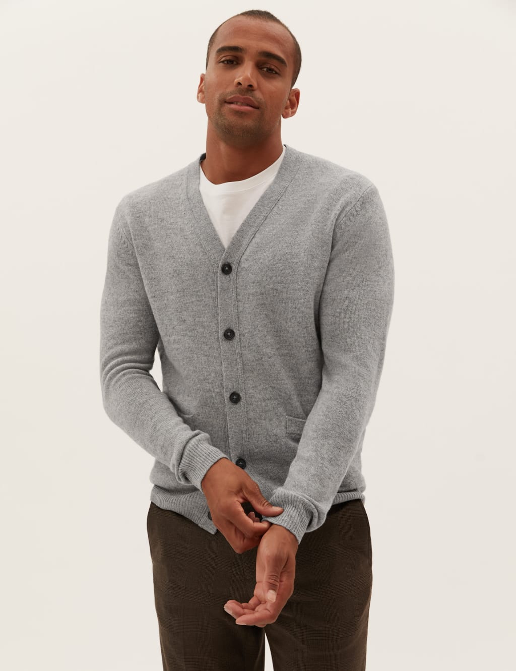 M&s grey cardigan outlet