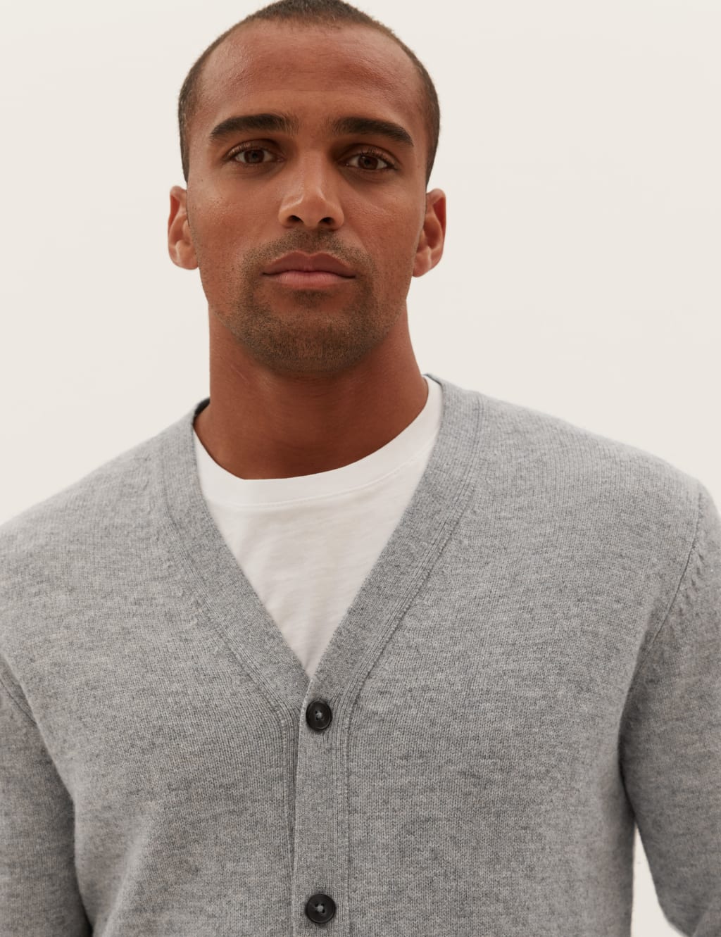 Pure Extra Fine Lambswool V Neck Cardigan M S Collection M S
