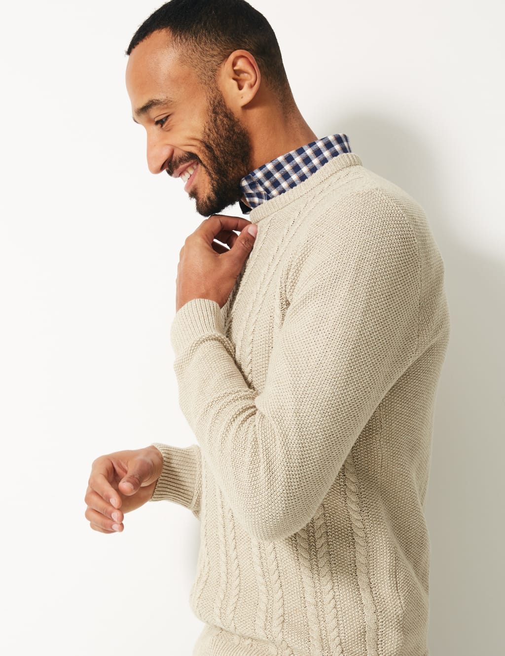M&s cable knit jumper sales