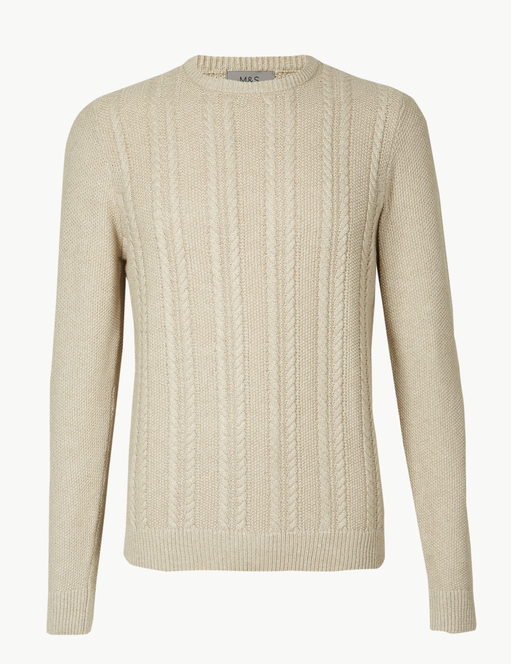 M and s cable knit jumper store