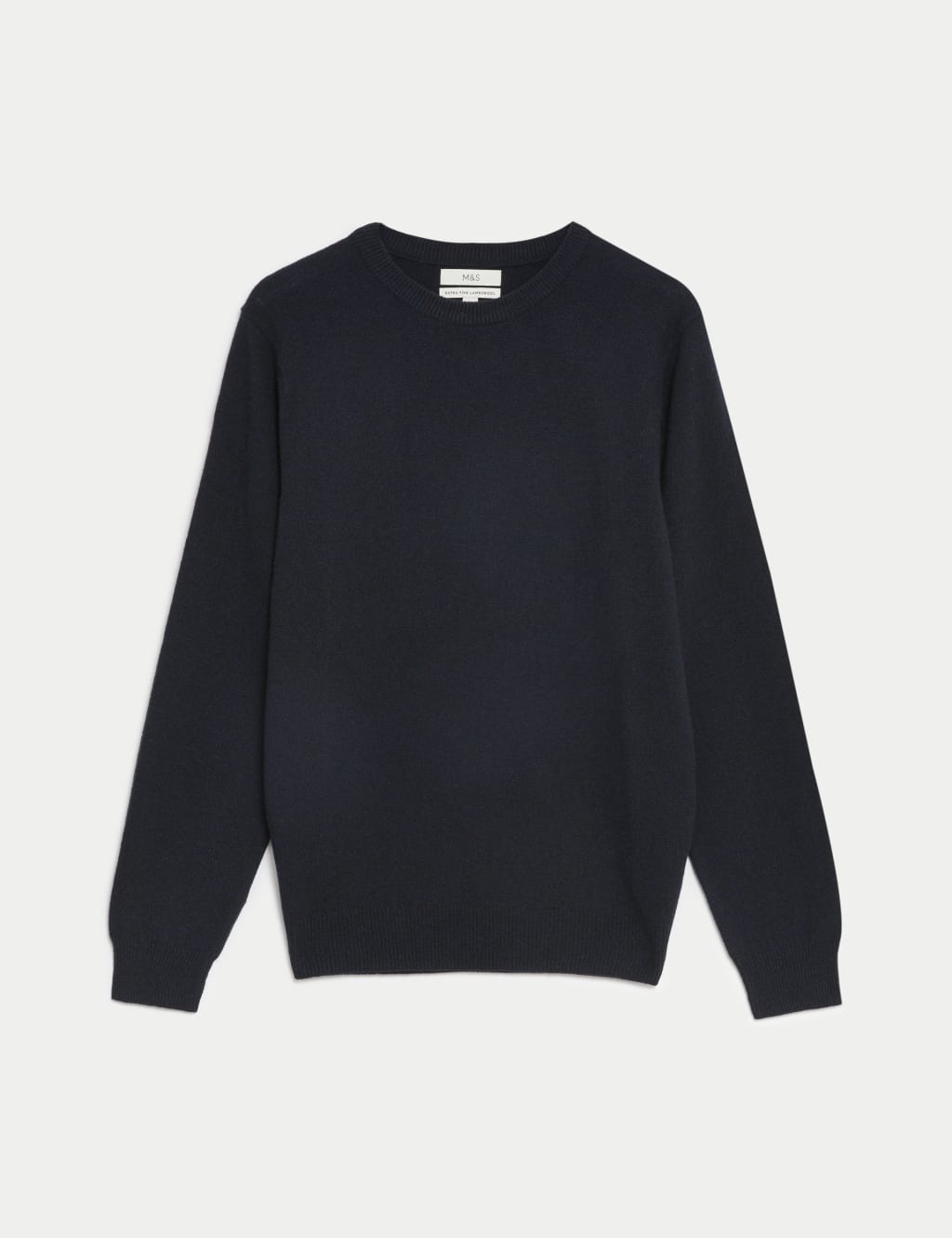 Pure Extra Fine Lamsbwool Crew Neck Jumper M S Collection M S