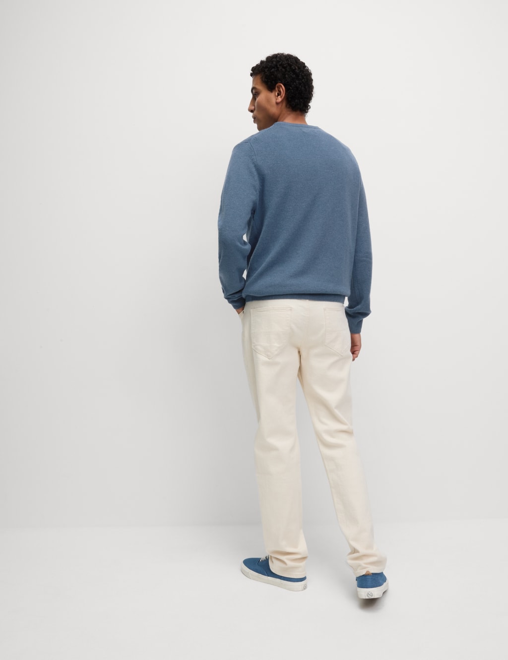Pure Extra Fine Lambswool Crew Neck Jumper 5 of 5