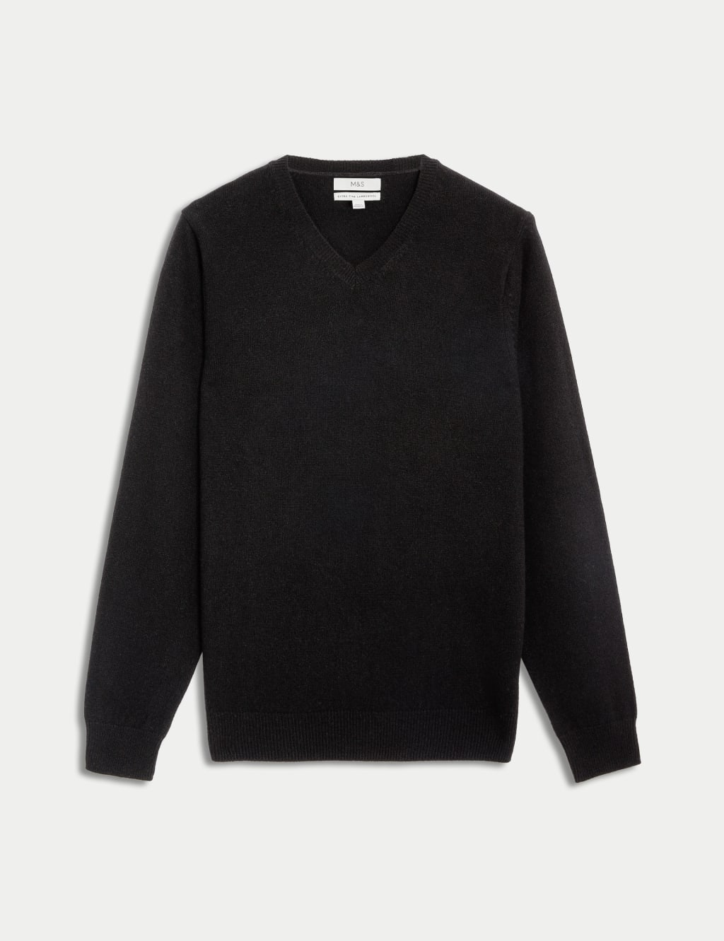 Pure Extra Fine Lamsbwool V Neck Jumper M S Collection M S