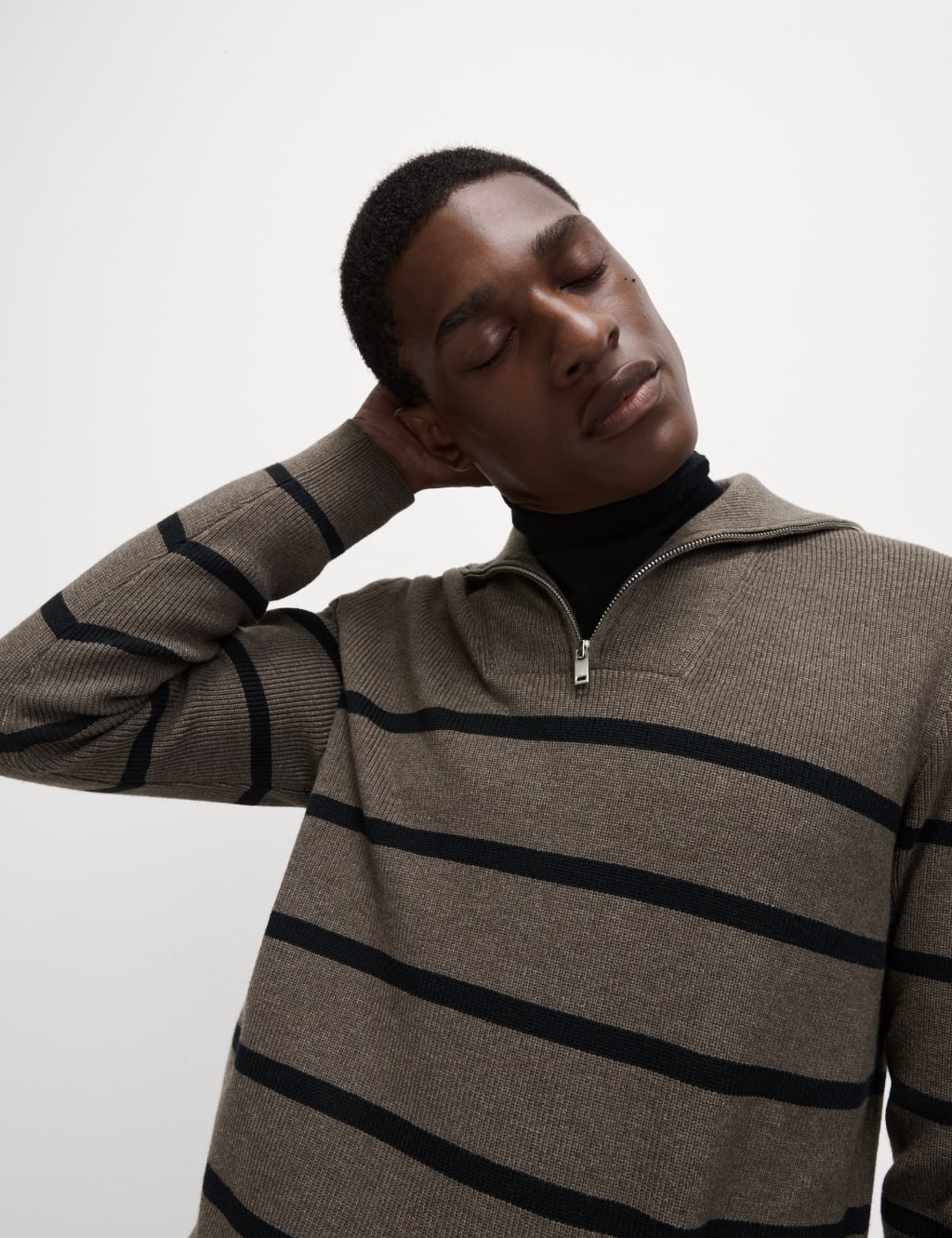 Marks and spencer striped jumper hotsell