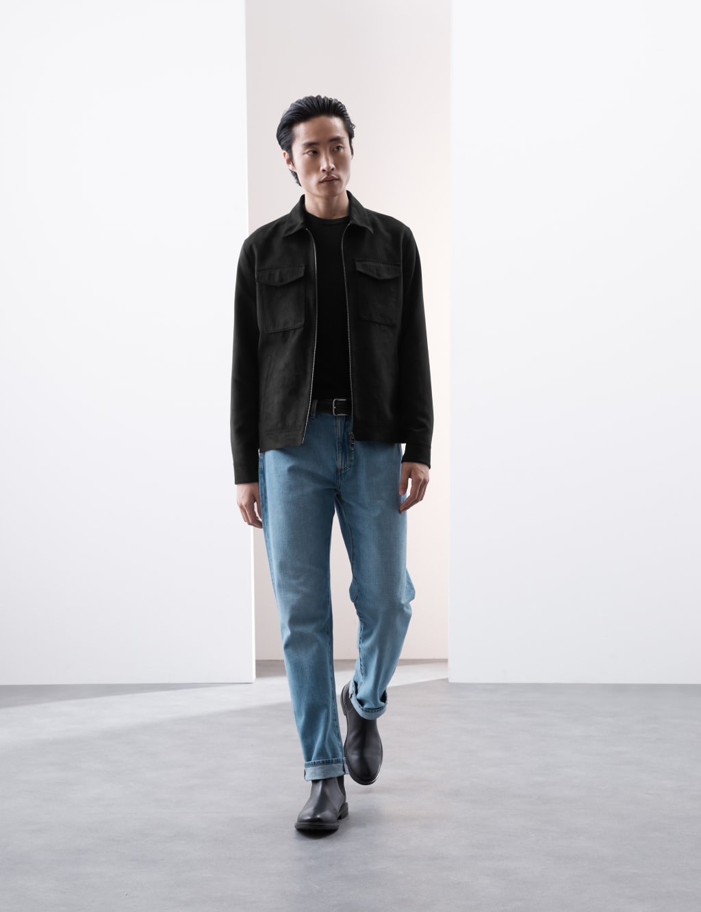 Pure Extra Fine Merino Wool Knitted T-Shirt 3 of 7