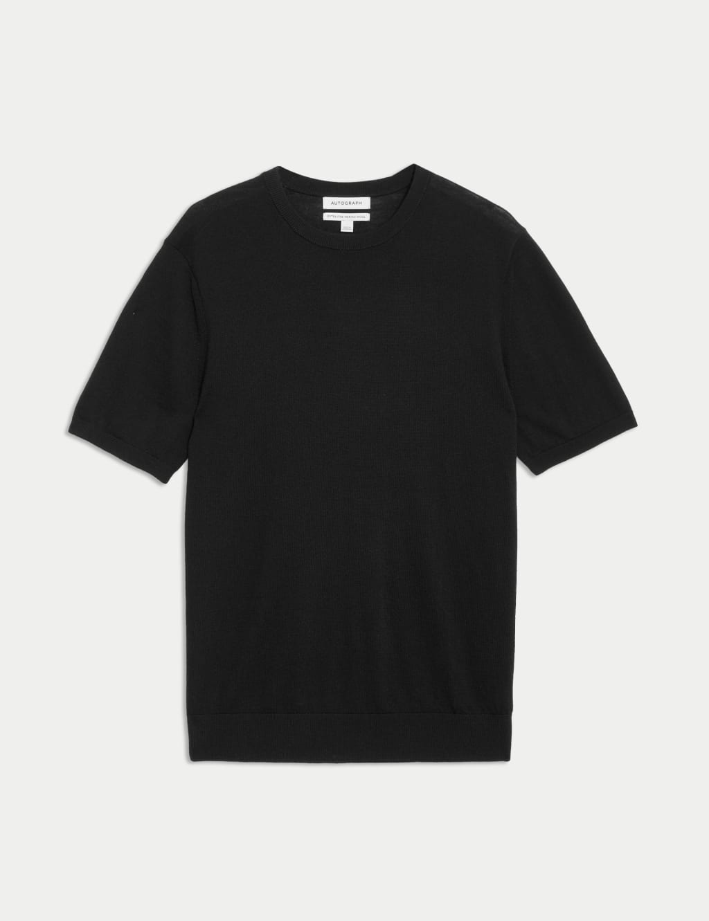 Pure Extra Fine Merino Wool Knitted T-Shirt 2 of 7
