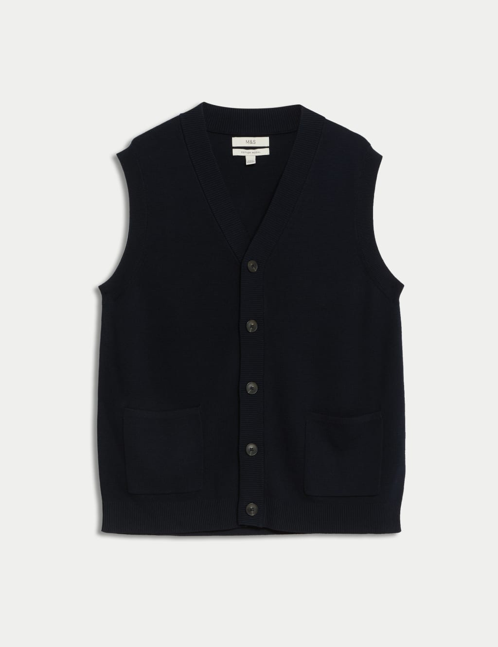 M&s black waistcoat hotsell