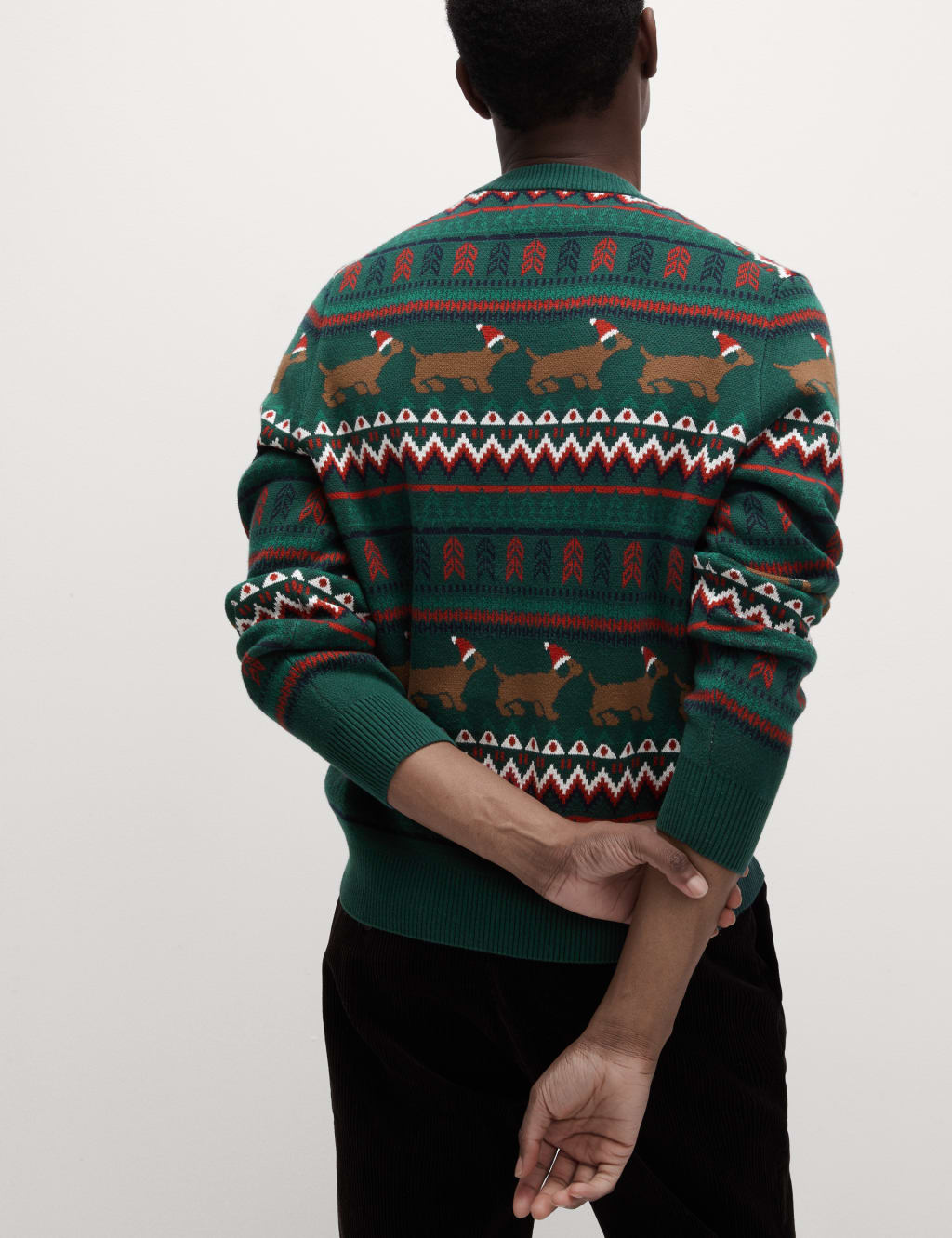Pure Cotton Fair Isle Christmas Jumper